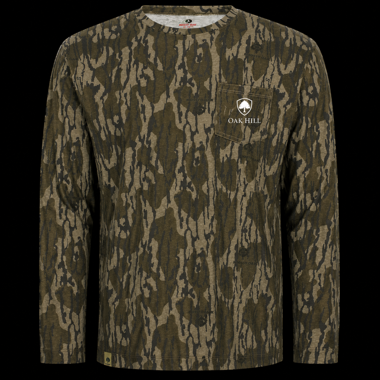 Cotton Mill Long Sleeve Mossy Oak Bottomland Shirt